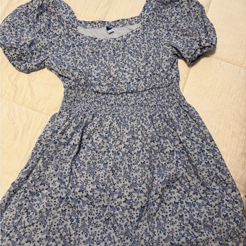 Paisley Blue Dress